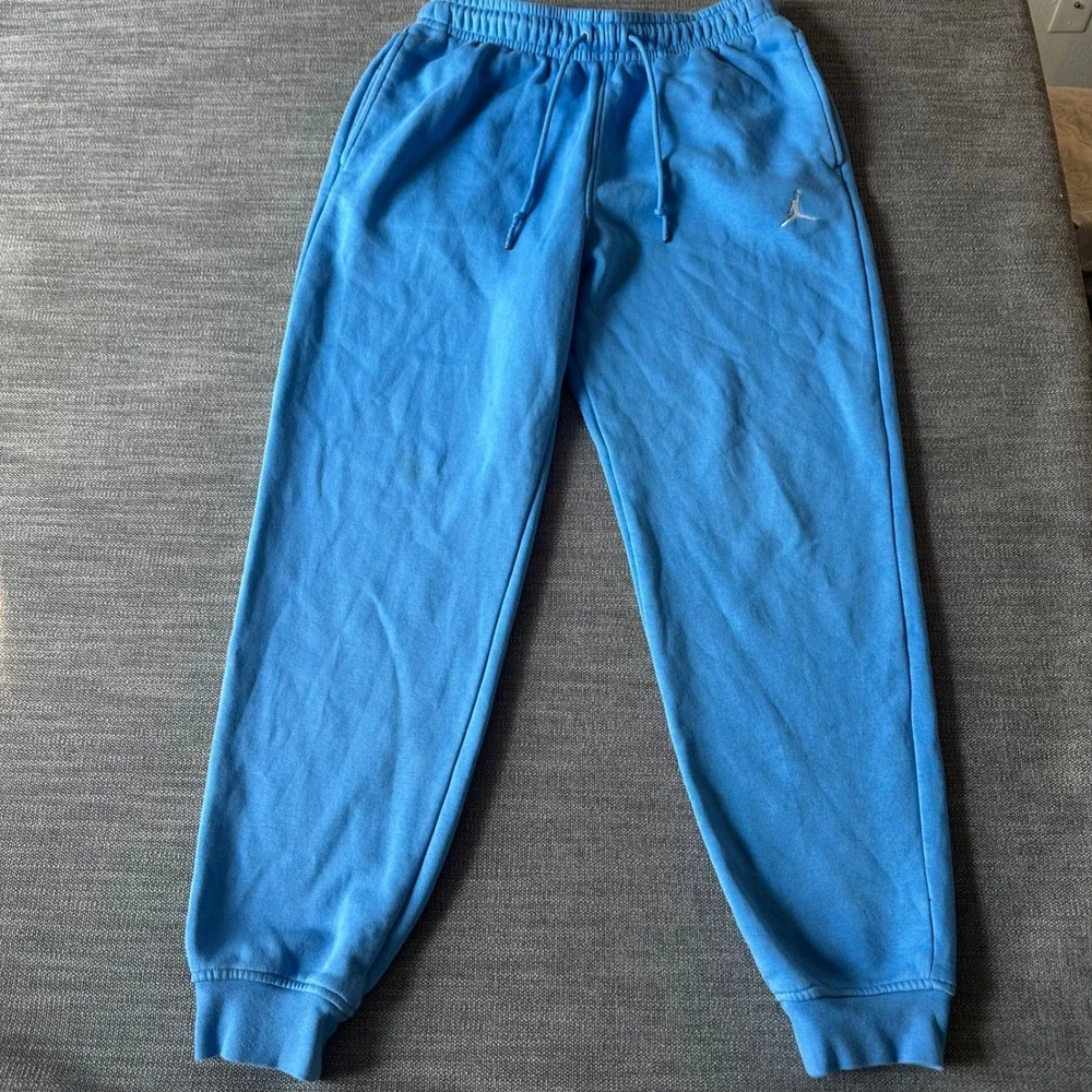 Jordan Tracksuit Set Mens Medium Blue Hoodie Joggers  UNC Fleece Jumpman